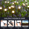 New Upgraded Solar Powered Garden Lights, Firefly Lights Outdoor Waterproof for Yard Patio Pathway Decoration