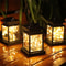 Decorative Solar Palace Lantern Outdoor Solar Lights Hanging Candle Lamp for Lawn, Garden, Floor & Landscape Atmosphere