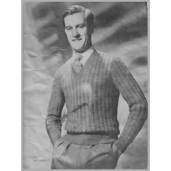 Knitting Pattern Mens Cardigans and Jumpers Patons Book 193 Vintage (5).jpg