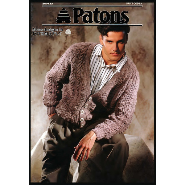 Knitting Pattern Mens Designs Patons 836 Vintage.jpg