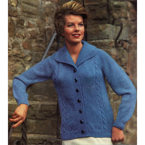 Knitting Pattern Womens Cardigans Patons Style Knits 18 Vintage (2).jpg