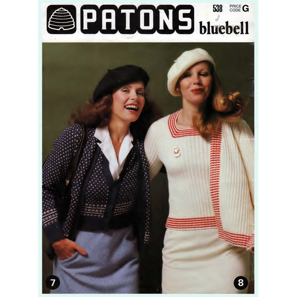 Knitting Pattern Patons 538 Vintage (4).jpg