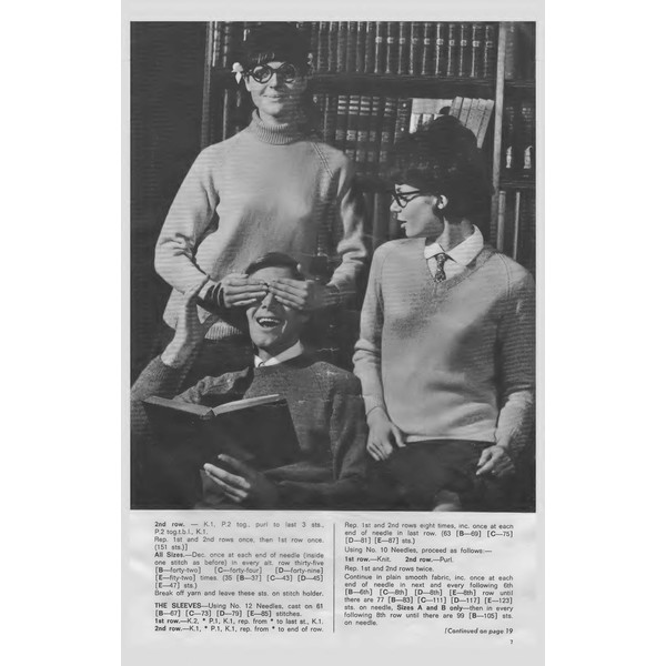 Knitting Pattern Patons Classic Series 1 Raglan Pullover Vintage (4).jpg