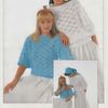 Knitting Pattern for Womens Jumpers Tops Sweater Patons 795 Summer Favourites Vintage (9).jpg