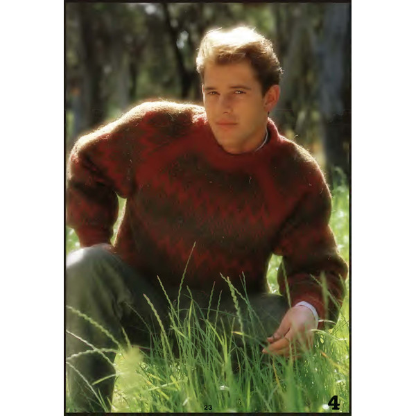 Knitting Pattern for Lady and Man Jumpers Cardigans Patons 832 Fair Isle Vintage (9).jpg