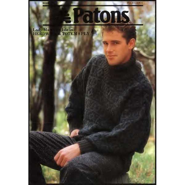 Knitting Pattern for Lady and Man Jumpers Cardigans Patons 832 Fair Isle Vintage (13).jpg