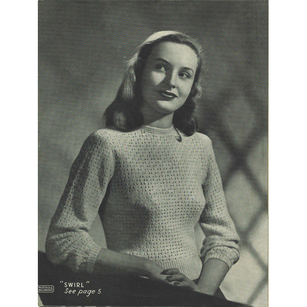 Knitting Pattern for Adults Jumpers Cardigans Patons Knitting Book No. 234 Vintage (4).jpg