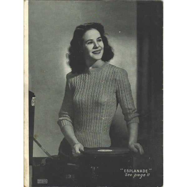Knitting Pattern for Adults Jumpers Cardigans Patons Knitting Book No. 234 Vintage (6).jpg