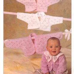 Vintage Bolero Knitting Pattern for Baby Patons 4745 Bolero