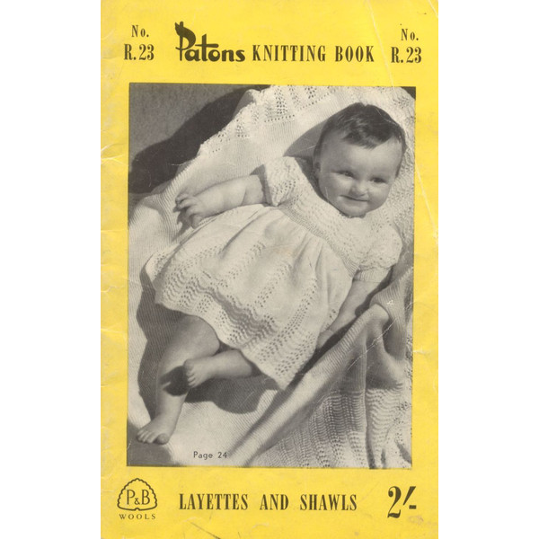Patons R.23 Baby Book Knitting Patterns .jpg