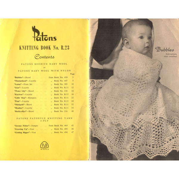 Patons R.23 Baby Book Knitting Patterns  (2).jpg