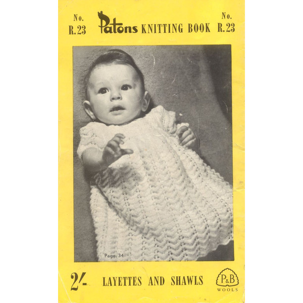 Patons R.23 Baby Book Knitting Patterns  (3).jpg