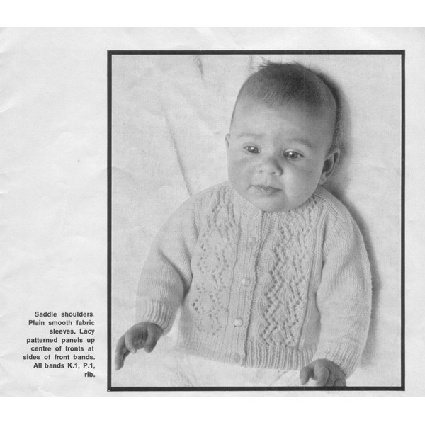Vintage Jacket Jumper Knitting Pattern for Baby Patons 998 Knitting for Littlies (8).jpg