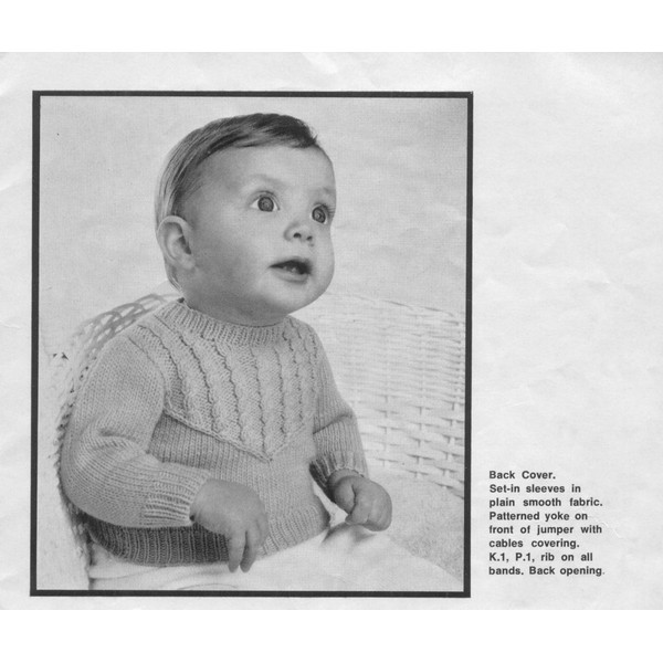 Vintage Jacket Jumper Knitting Pattern for Baby Patons 998 Knitting for Littlies (10).jpg