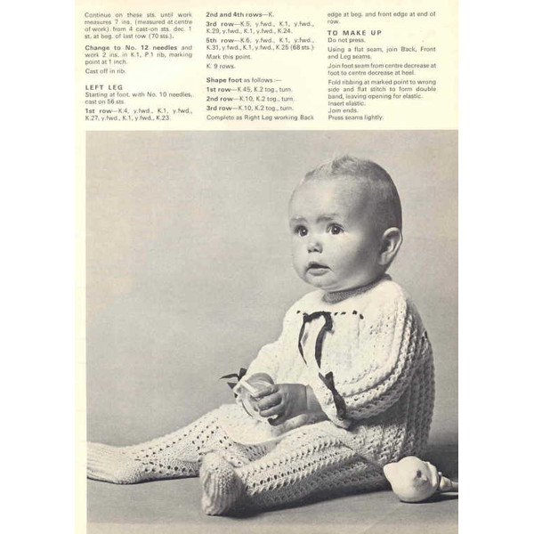 Vintage Coat Jacket Dress Knitting and Crochet Pattern for Baby Patons 166 Baby Book (3).jpg