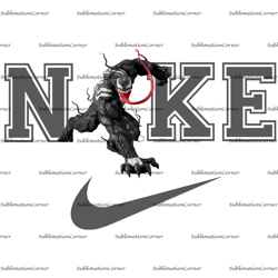 Venom x Nike Venom Png, Venom Nike Png, Logo Brand Png, Swoosh Nike Png, Instant Download, Sublimation