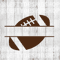 Football Monogram SVG PNG Digital Download 0