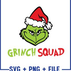 grinch christmas png, grinch squad svg, grinch christmas svg, christmas svg