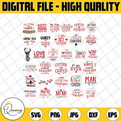 valentine svg valentine's day bundle svg valentine's day svg bundle valentines day files bundle cut files silhouette cri
