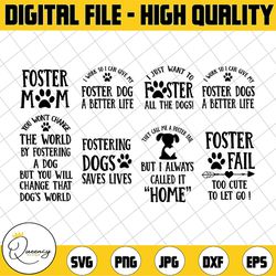 foster dog - dog svg and cut files for crafters