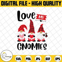 valentines svg, love my gnomies svg, valentine gnomes svg, funny valentines svg, valentines svg designs, valentines cut