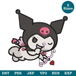 Kuromi Machine Embroidery Pattern, Kuromi Embroidery Designs, Logo Embroidery Files, Digital Download Dst, Pes, Jef