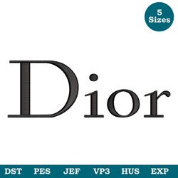 Dior Logo Embroidery Design File, Dior Logo Embroidery,Logo Embroidery file, logo shirt, Digital download Pes Dst