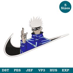 Gojo Satoru Embroidery Design File Jujutsu Kaisen Anime Embroidery Design Dst Pes,Jef, Vp3 Instant- Download