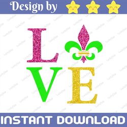 Love png Valentine png file for sublimation printing, Valentines day clipart, glitter heart valentine design