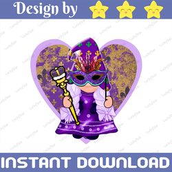 Mardi Gras Gnomes Set1 PNG Designs | Fat Tuesday Shrove Gnomes | Unlimited Commercial License |Sublimation Design for Pr