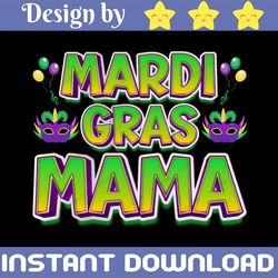 Mardi Gras Mama Wings PNG Print File for Sublimation Or Print, Funny Mardi Gras, Fat Tuesday, Cajun, Mardi Gras Sublimat