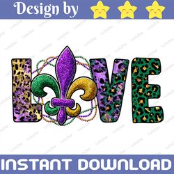 love mardi gras png file, louisiana mardi gras png file, crawfish png, mardi gras png, sublimation design,digital downlo