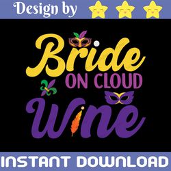 Bride On Cloud Wine Mardi Gras PNG, Wine Mardi Gras PNG, Bride PNG, Mardi Gras, Carnival PNG