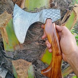 Hand-Crafted Viking Axe - Perfect for Weddings and Anniversaries - Custom Hand-Forged Viking Axe - BladeMaster