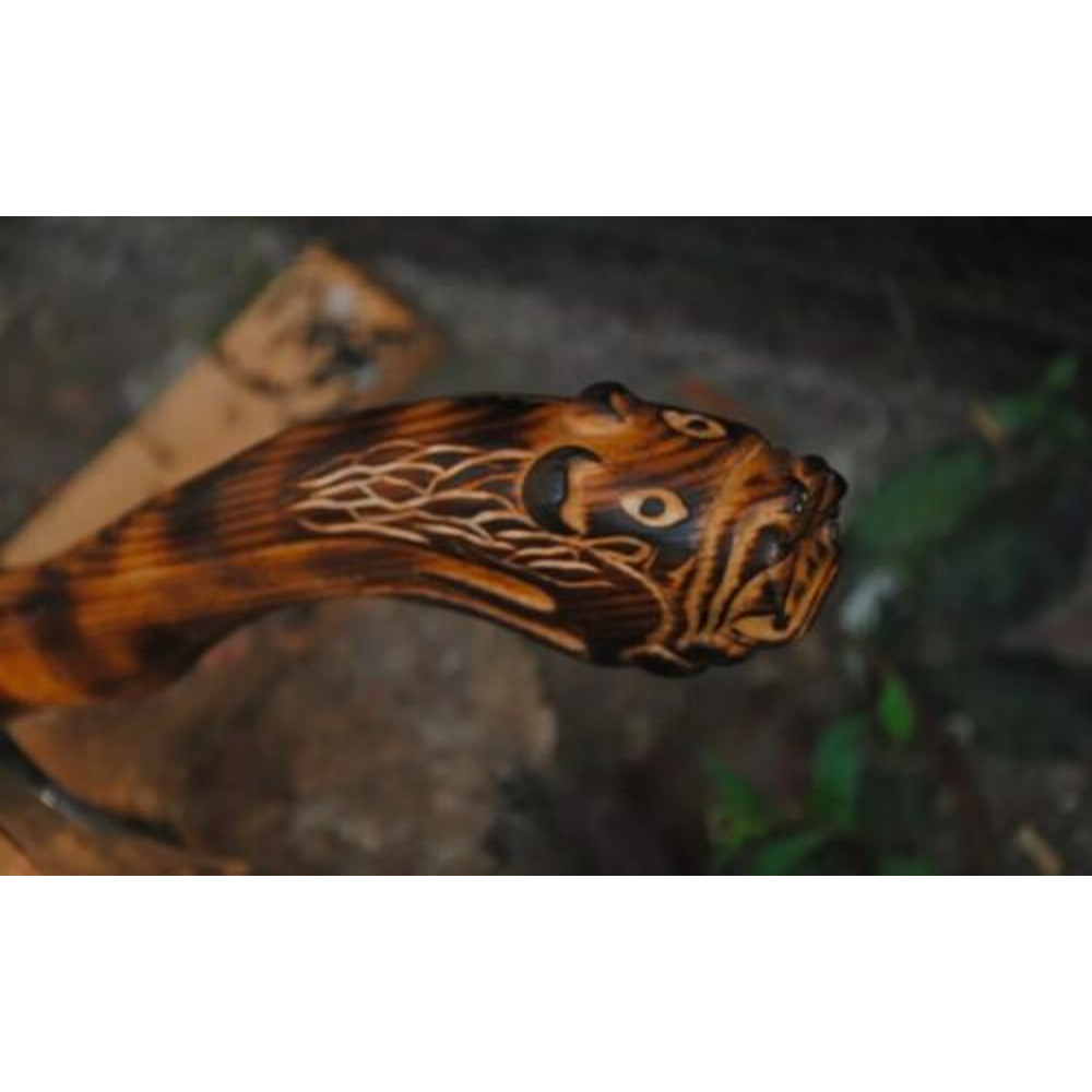 MonogrammedMarvelHandcraftedCarbonSteelVikingAxeGiftBladeMaster 2jpg