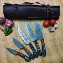Master Your Kitchen: 5-Piece Professional Chef's Knife Set by BladeMaster