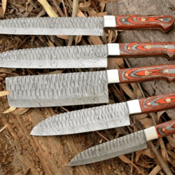 Master the Art of Cooking: BM-5013 5-Pcs High Damascus Chef Knives