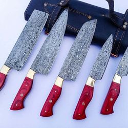 unleash precision: 5-pcs kitchen knife set for bbq mastery - bm-5010