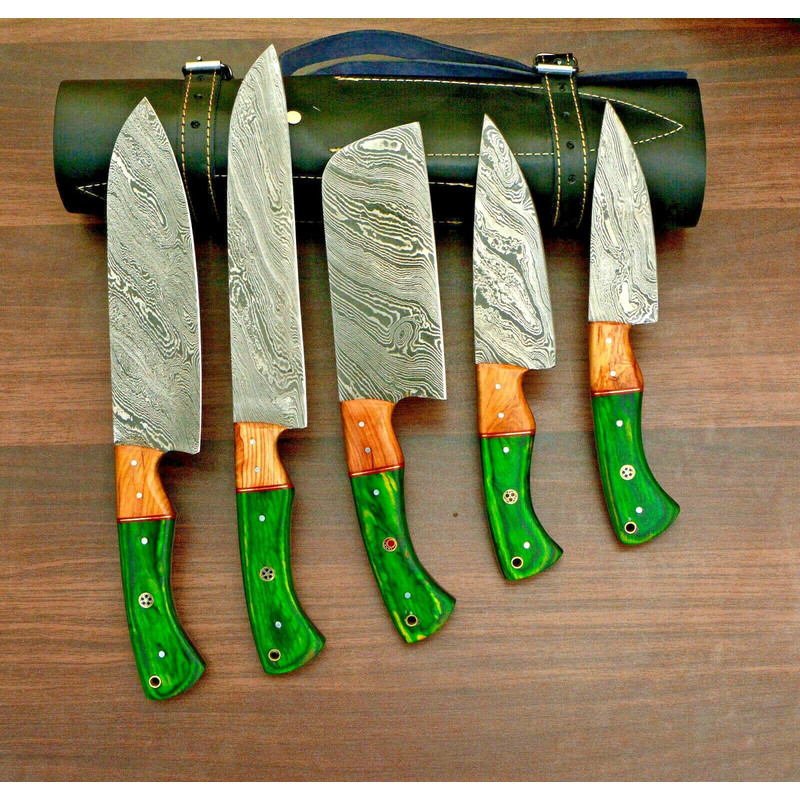 ProfessionalDamascusKitchenKnivesProfessionalChefsetBladeMaster 3jpg