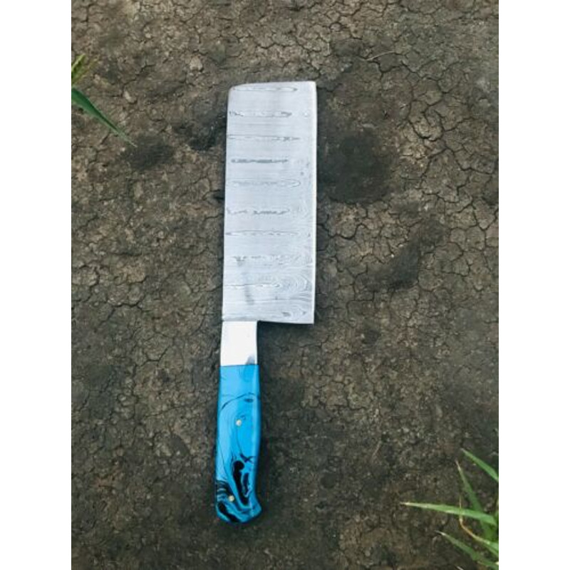 CustomChefKnives DamascusSteelSet for UltimateBBQExperience 5jpg