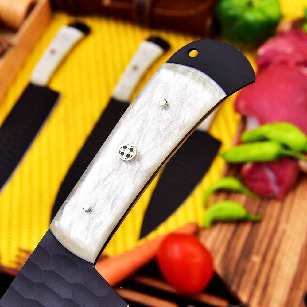 Stainless Steel Professional Chef Knife Set 5 knives 2jpg