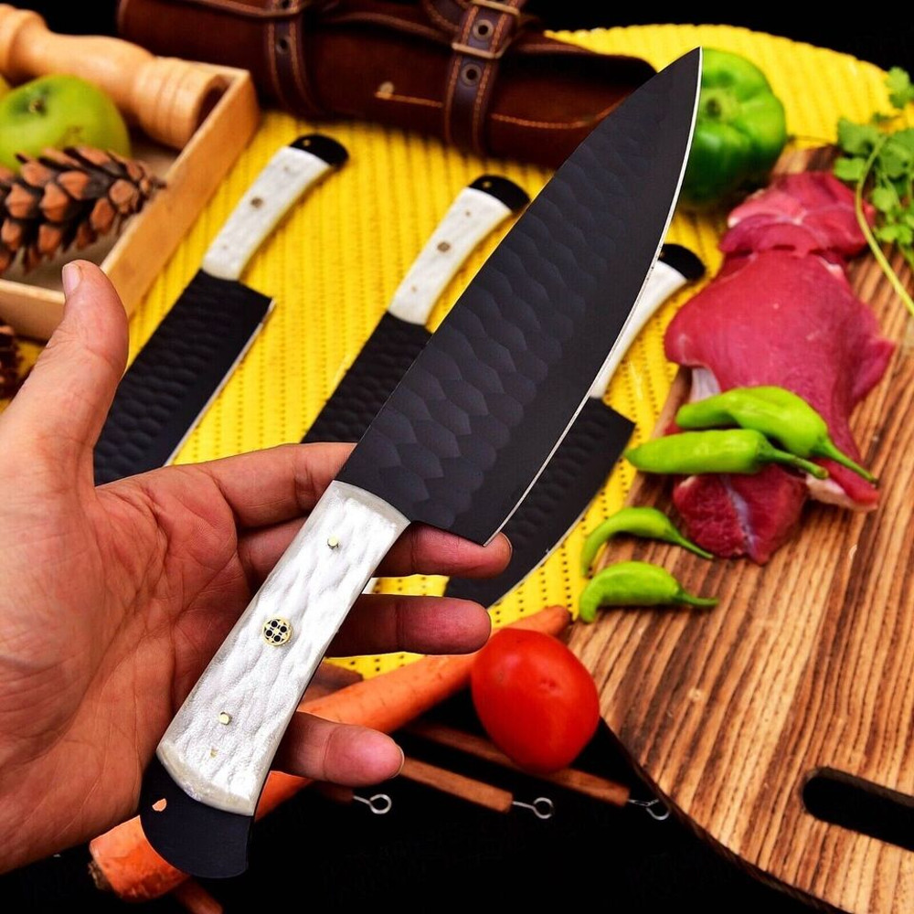 Stainless Steel Professional Chef Knife Set 5 knives 3jpg