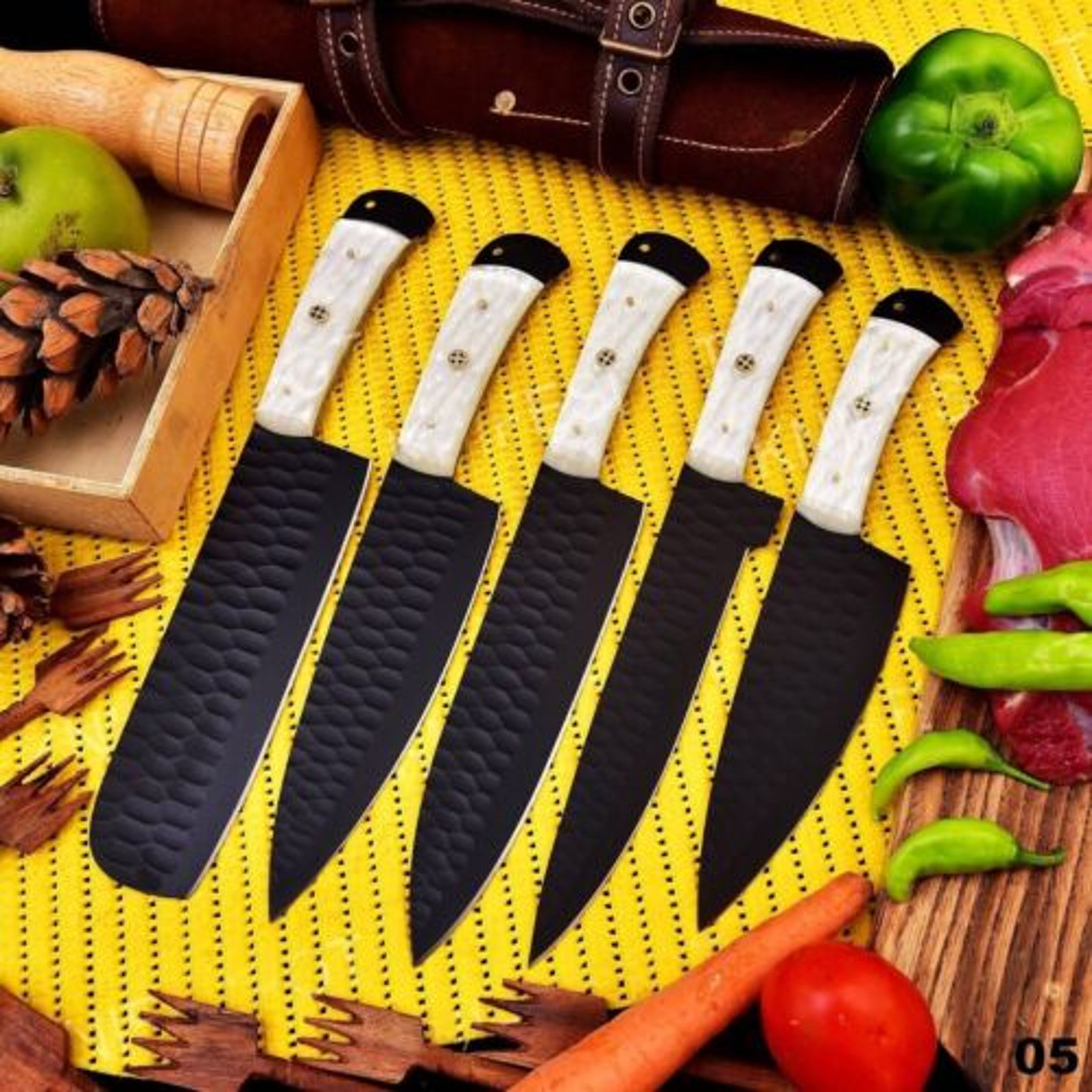 Stainless Steel Professional Chef Knife Set 5 knives 9jpg