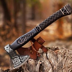 Custom Handmade Viking Axe – A Gift for Him by BladeMaster