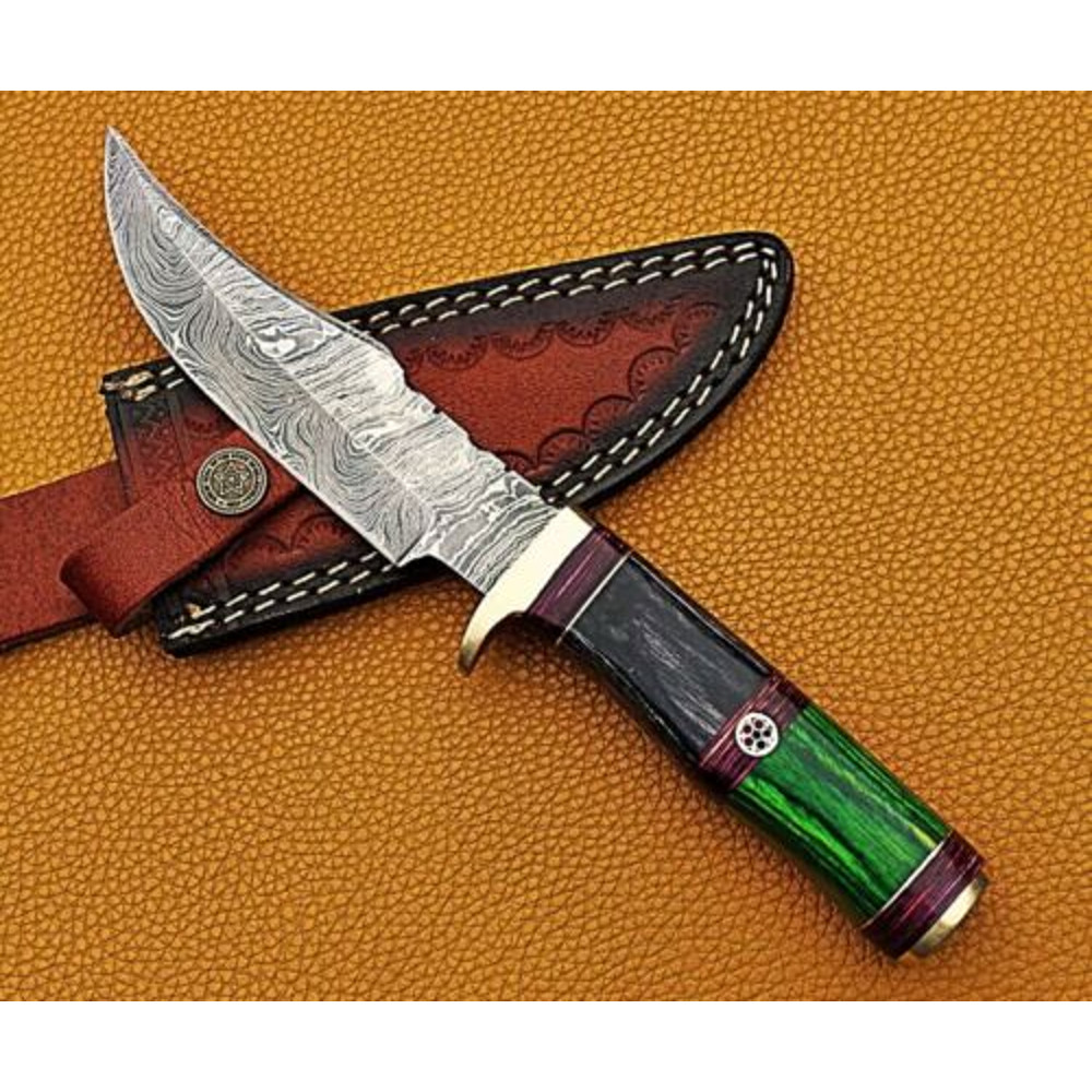Handmade Damascus Fixed Blade for Him Gift Edition 2jpg