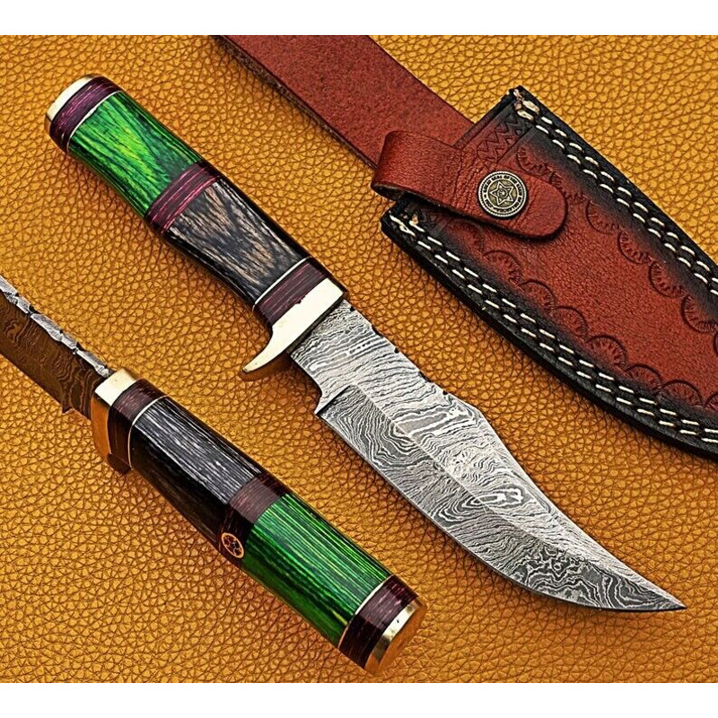 Handmade Damascus Fixed Blade for Him Gift Edition 4jpg