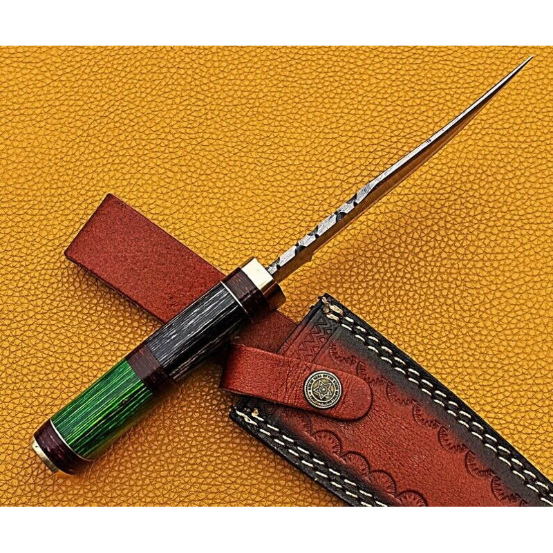 Handmade Damascus Fixed Blade for Him Gift Edition 5jpg