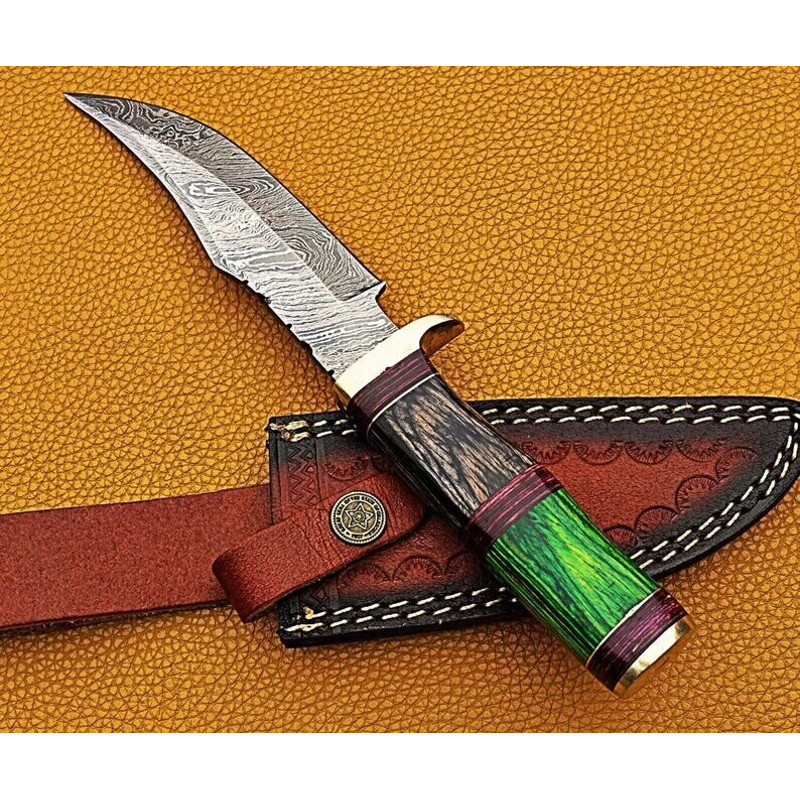 Handmade Damascus Fixed Blade for Him Gift Edition 6jpg