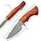 BM Exclusive Handcrafted Damascus Steel Hunting Knife Fixed Blade Full Tang Perfect Gift for Him