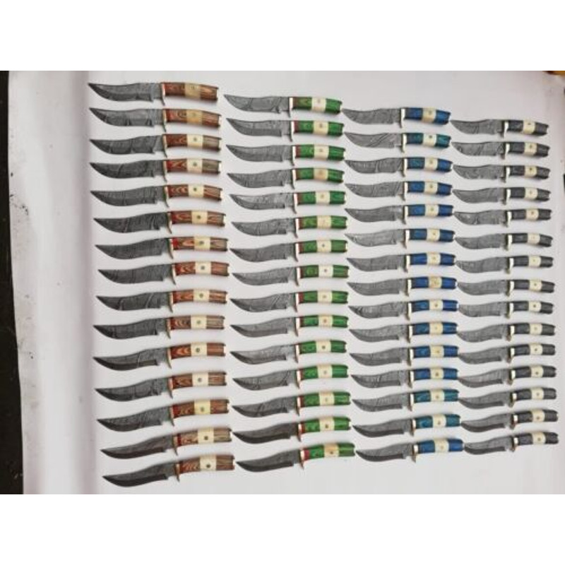 Setof20HandmadeDamascusSteelSkinnerHuntingKnivesBladesofGloryBladeMaster 4jpg